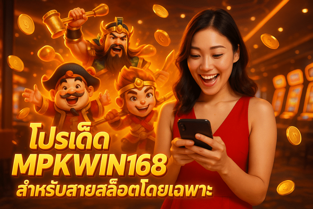 โปรเด็ด MPKWIN168 สำหรับสายสล็อตโดยเฉพาะ
